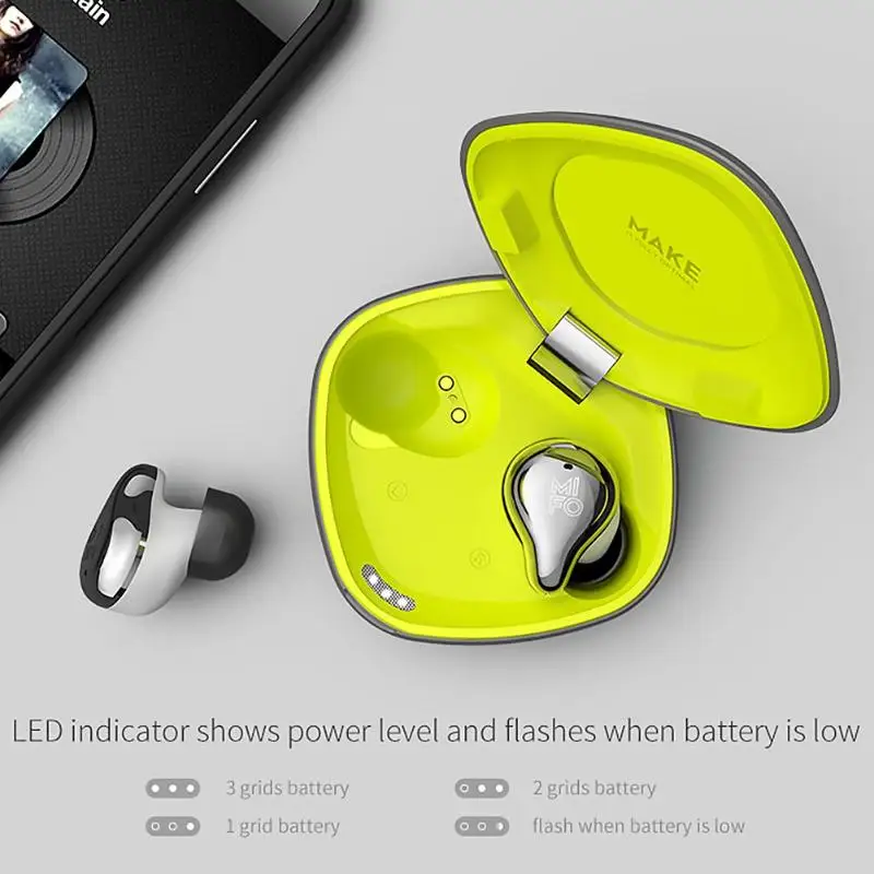 Mifo O4 TWS наушники Bluetooth 5,0 настоящие беспроводные наушники-вкладыши IP67 водонепроницаемые спортивные наушники мини стерео HIFI Музыкальная гарнитура