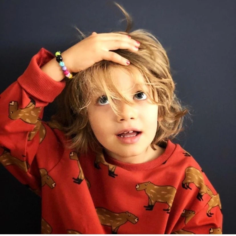  Kids Sweaters 2019 CarlijnQ Brand New Autumn Winter Boys Girls Bird Print Sweatshirts Baby Child Fa