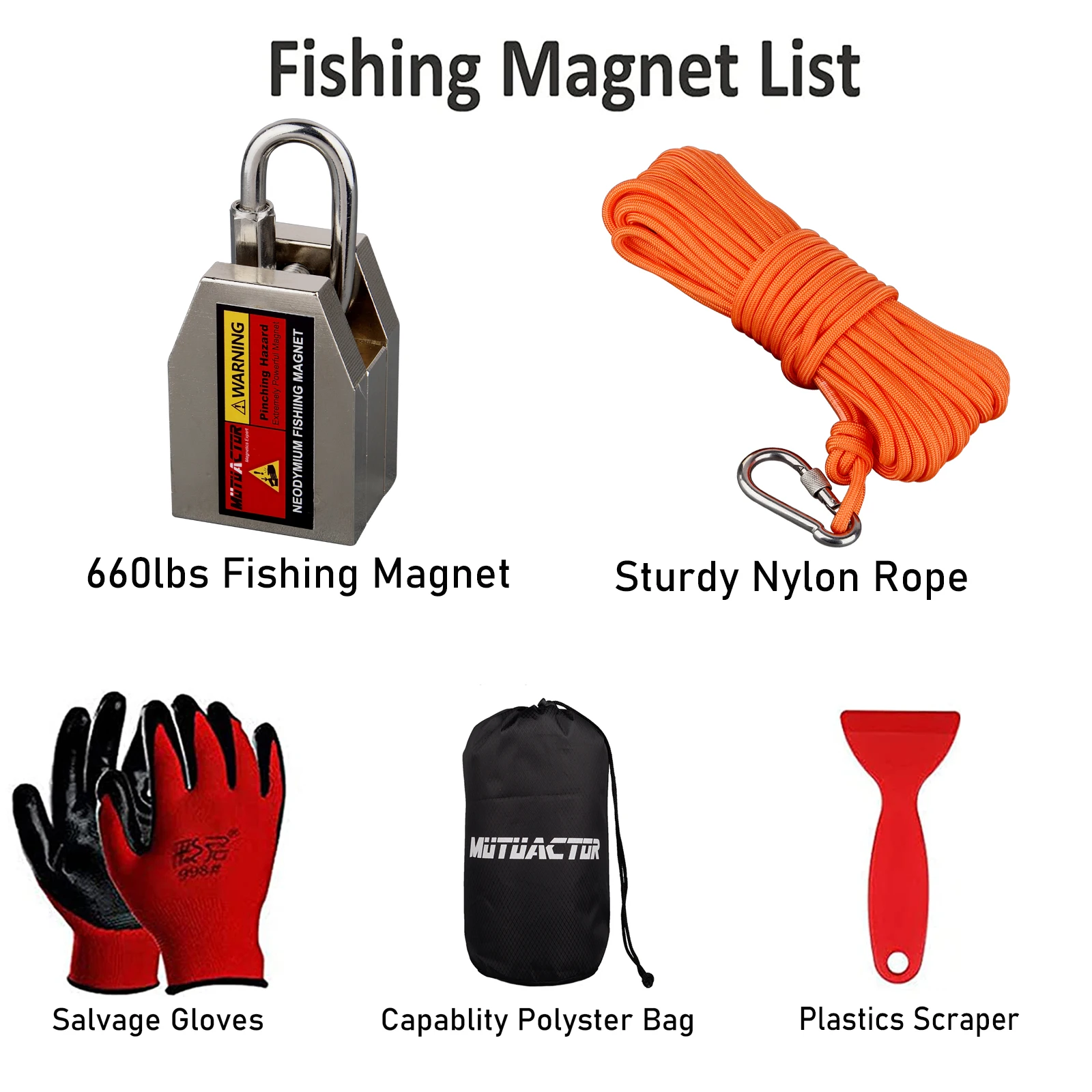 Mutuactor Magnet Fishing Kits,600lb Strong Rotate Fishing Magnet Heavy  Duty,neodymium Rare Earth Swivel Magnet With 65ft Durable - Magnetic  Materials - AliExpress