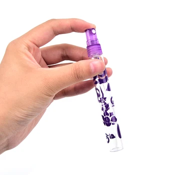 

6 Pcs 10ml Atomizer Refillable Empty Mini Bottle Rose Crystal Cut Glass Perfume Spray Bottles Perfume Spray Container