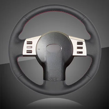 

Auto Braid On The Steering Wheel Cover for Infiniti FX FX35 FX45 2003-2008 Nissan 350Z 2003-2009 Car Braid Steering Wheel Cover