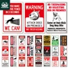 Beware of Dog Sign Warning Metal Sign Guard Dog Sign Wall Decor Yard Sign No Trespassing Metal Dog Signs ► Photo 1/6