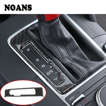 

NOANS Carbon Fiber Gears Shift Panel Decorative Frame Trim Stickers Interior Protector for Audi A3 8V 2012-2017 Accessories