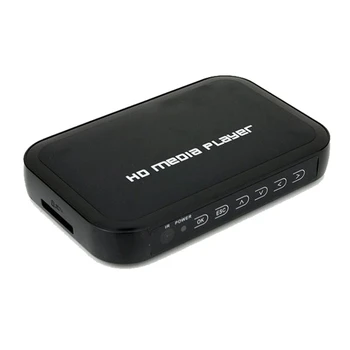 

1080P Multimedia Player Full HD Media Player AV VGA HDMI Interface Multi-Language Multi-Function Video Player EU Plug