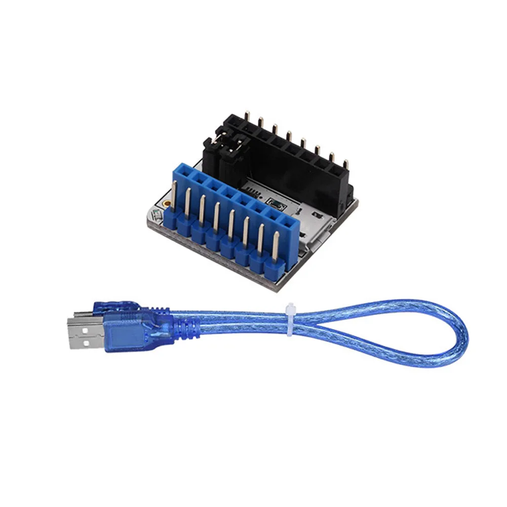 

TMC2208 Tester Module Controller Board USB to Serial Adapter with USB Cable for 3D Printer VDX99