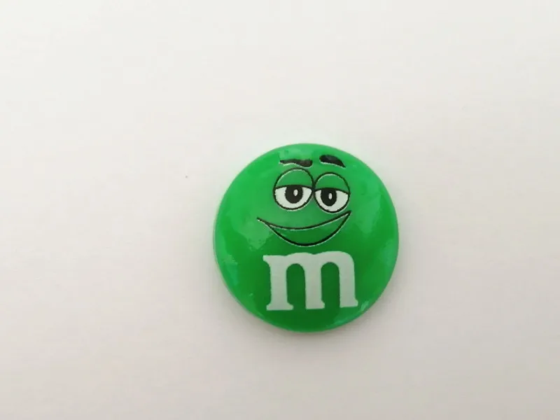 Мини M beans Смола каваи милые конфеты кабошон с плоской задней поверхностью DIY Скрапбукинг Украшение M bean Flatback Ремесло детские игрушки - Цвет: Золотой