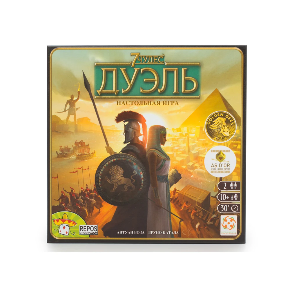 Настольная игра 7 Чудес: Дуэль (7 Wonders: Duel)|Настольные игры| |