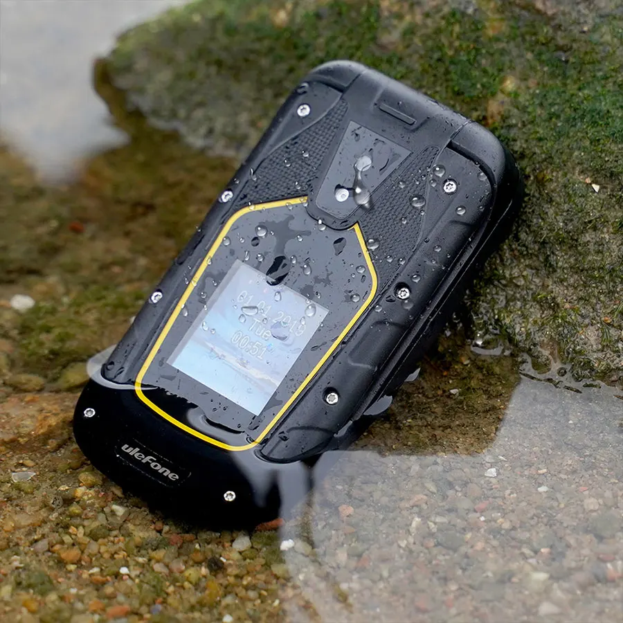 Ulefone бронированный флип IP68/IP69K водонепроницаемый мобильный телефон 1200 мАч