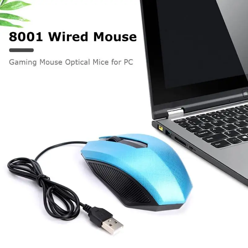 8001 Мини Проводная мышь 1200 dpi оптическая USB 2,0 профессиональная игровая мышь оптические мыши