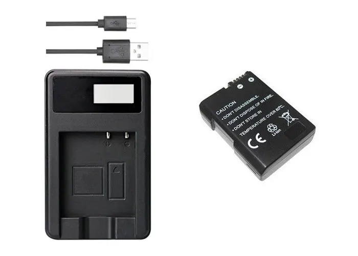 2X EN-EL14 EN-EL14a EN EL14 EL14 1500 mAh Батарея+ USB Зарядное устройство для Nikon D3400, D5500, D5300, D5200, D3500, D3300, D5100, D3100, Df - Цвет: Черный