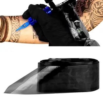 

Black Translucent Plastic Disposable Tattoo Hook Line Bag PVC Protection Clip Cord Line Bags Senior Tattoo Accessory