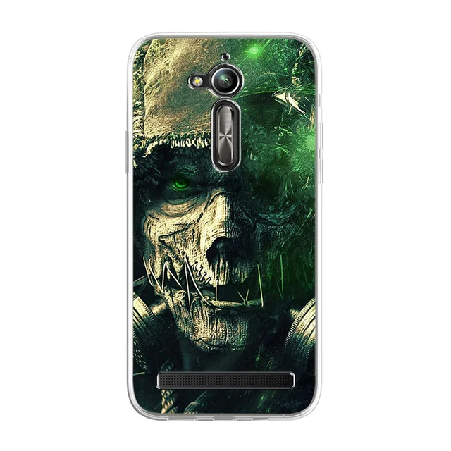 Case For ASUS ZenFone Go ZB500KL Case Silicone Soft TPU Phone Back Cover On ZenFoneGo ZB500KL 5.0 inch Shockproof Phone Bumper D077