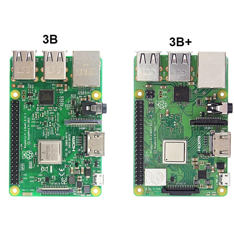 Raspberry Pi 3 Model B+ Quad Core 1.4GHz 64 bit CPU wifi & bluetooth B plus 