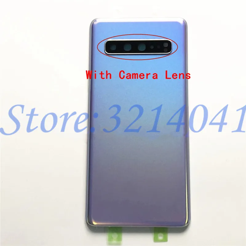 Оригинальное стекло для samsung Galaxy S10 5G G977 G977F 5G версия крышка батареи задняя крышка заднего стекла с объективом камеры