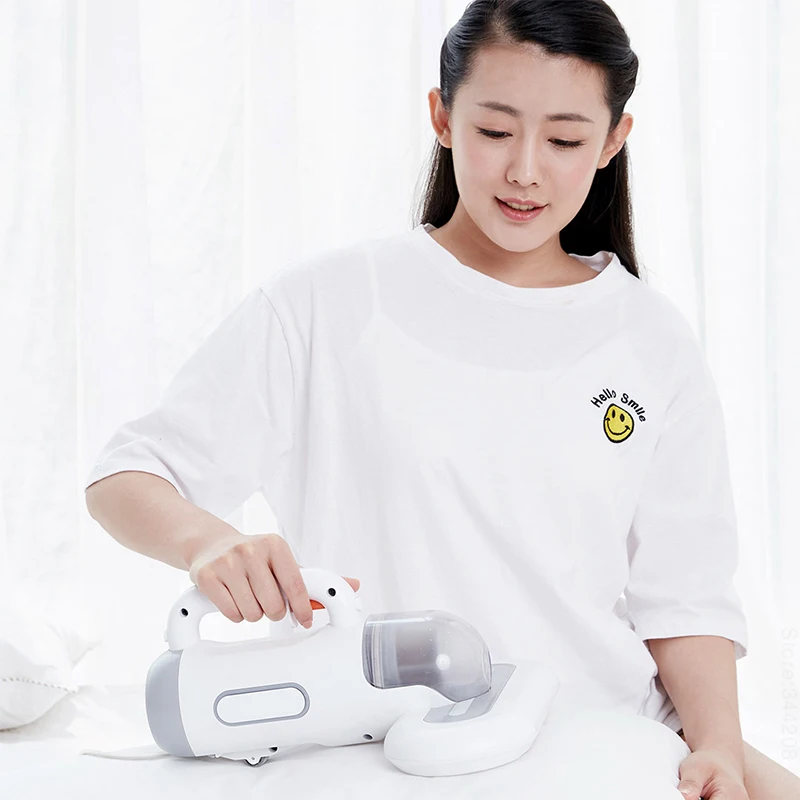 Новый пылесос XIAOMI MIJIA SWDK KC301 для удаления клещей дома 12000 па циклонная всасывающая