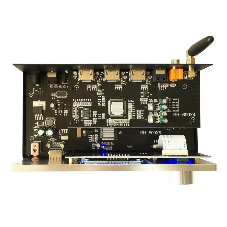 RH-699X аудио декодер U диск Bluetooth 5,0 волокно коаксиальный 5,1 канал HDMI аудио сплиттер DTS Dolby декодер с пультом дистанционного управления