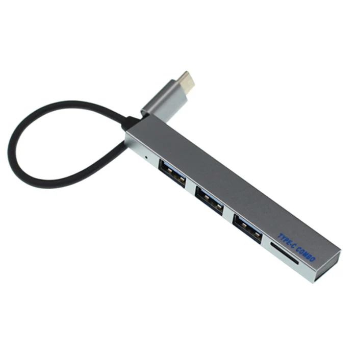 Тип C USB2.0 концентратор TF Card Порты и разъёмы адаптер Портативный для мобильного телефона Ноутбук Офис VH99