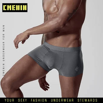 

CMENIN New Brand Cotton Solid Soft Underwear Mens Boxer Homme Underware Boxer Men Undeware Boxers Top AD308