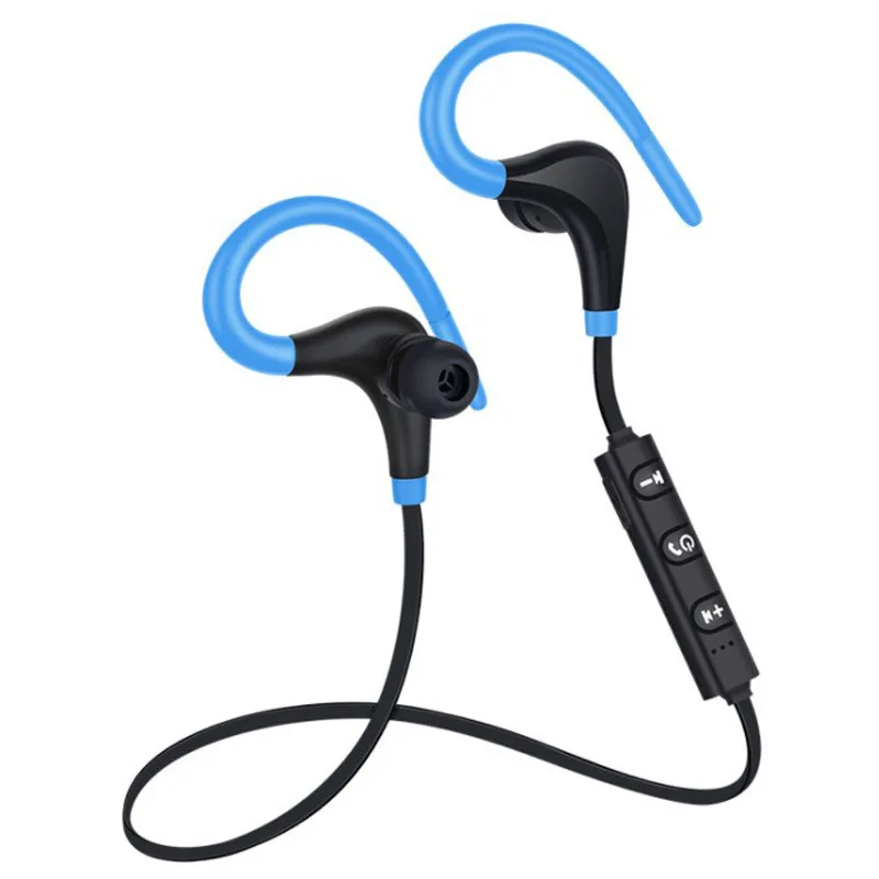 Беспроводные Bluetooth 4,1 наушники aptX стерео гарнитура громкой связи с микрофоном наушники для бега - Цвет: blue1