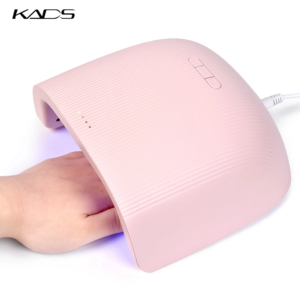 

KADS 48W Nail UV Lamp LED Nail Dryer Lamp for Manicure Nail Light Curing Machine 30s 60s 90s Setting With 18 LEDS Light