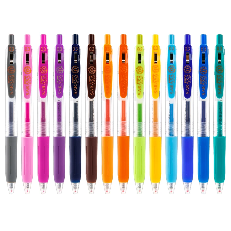 

Japan SARASA Press Color Gel Pen JJH15 Gel Pen 0.3 Smooth Ink Kawaii Pen 1PCS