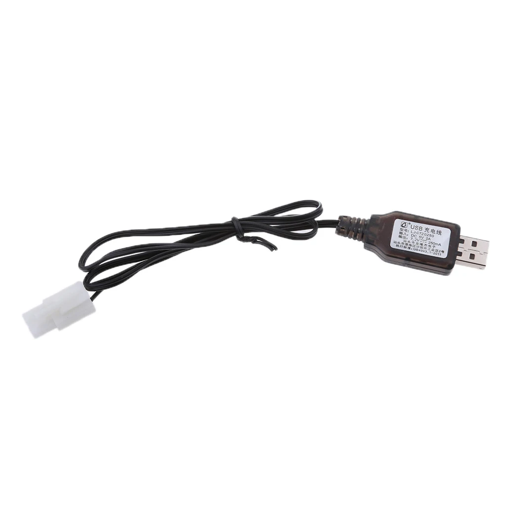 

Premium 7.2V USB to L6.2 2P Female Plug Connectors Battery Adapter Charger Cable for RC Aircraft Drone