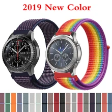 Gear s3 22 мм ремешок для samsung galaxy watch 46 мм 42 мм ремешок для часов gear s2 20 мм спортивный нейлоновый amazfit gtr huawei аксессуары для часов