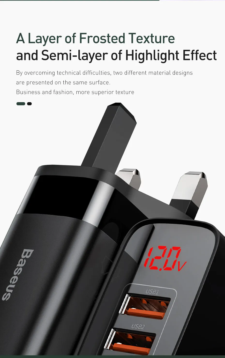 Baseus USB зарядное устройство для iPhone11 Pro Max 18 Вт Быстрая зарядка 3,0 быстрое зарядное устройство для телефона AFC для samsung Путешествия Великобритания вилка настенное зарядное устройство