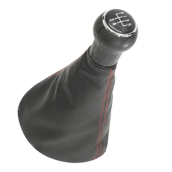 

Car Gear Shift 5 Speed Knob Gaiter Shifter Boot for Golf 3 MK3 Vento 92-98 Synthetic leather