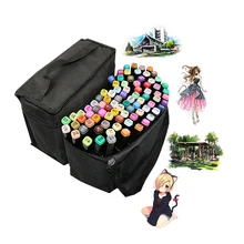 1 комплект одежды для девочек ростом 80/60/40/30 различных цветов для рисования кисть эскиз на спиртовой основе маркеры двойная головка манга, ручки для рисования, товары для рукоделия