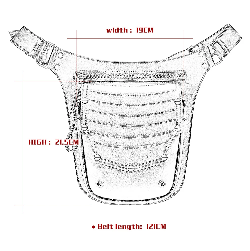 Мужская модная Многофункциональная Кожаная поясная сумка женская сумка для телефона поясная Сумка стимпанк из искусственной кожи Женская поясная сумка Heuptas Pochete