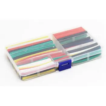 

140 Pcs Heat Shrinkable Tube Technicolor 2Mm 3Mm 4Mm 5Mm 6Mm 8Mm 10Mm Tubing Sleeving Wrap Wire Cable Kit