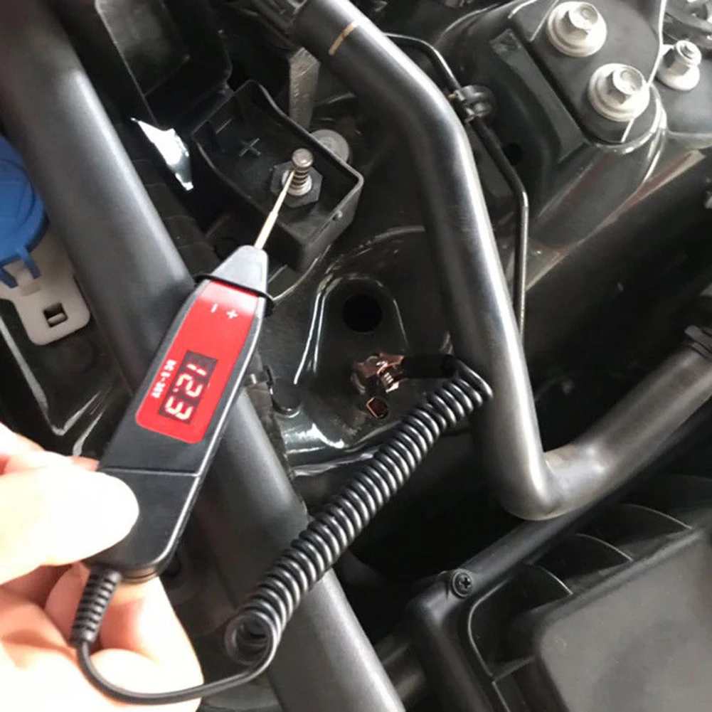 

Voltage Test Pen 5-36V Car LCD Digital Electric Voltage Power Test Pen Probe Detector NonContact Tester Accessory LED Light HOt