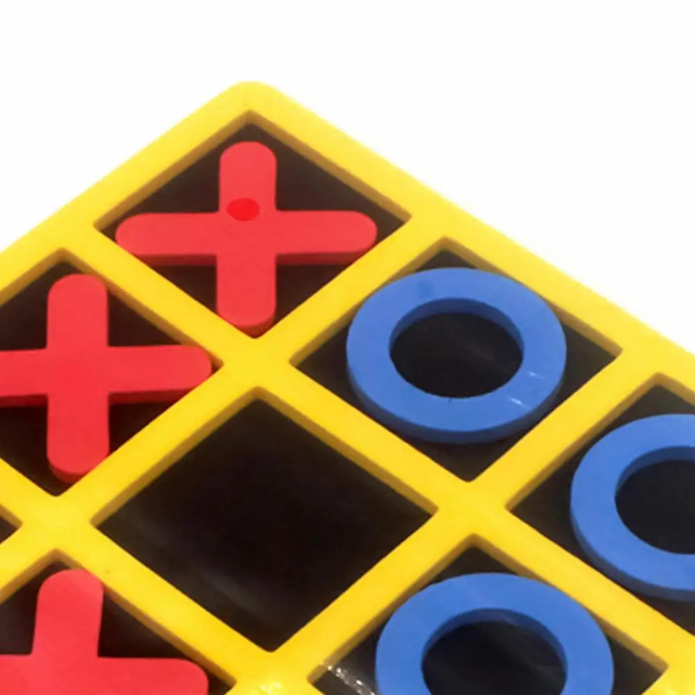 1Set Tic-Tac-Toe Competitive Skill Parents-children Leisure Board Game OX Chess Interaction Toys for Family Gatherings