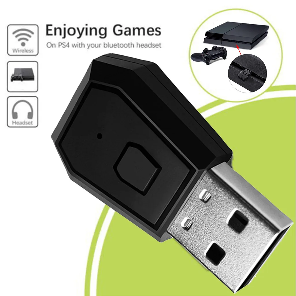 Беспроводной USB адаптер/D-ongle bluetooth-приемник для игровой гарнитуры PS4 ручка 3,5 мм адаптер