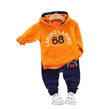 

Autumn Baby Clothing Suits Children Boys Girls Clothes Kids Hooded Sweatshirt Pants 2Pcs/Sets Toddler Leisure Sport Tracksuit