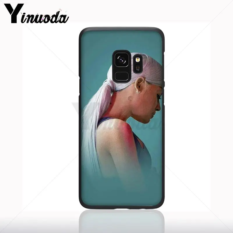 Coque untuk Galaxy S9 Ariana Grande Soft Shell Ponsel Case untuk Samsung Galaxy S10plus S9 S8plus S10e A50 A70 A10 ponsel