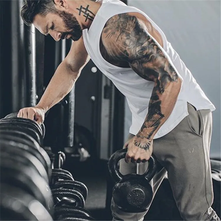 Мужская Повседневная Свободная одежда для спортзала Y Back Tank Top Мужская Спортивная майка для фитнеса жилет бодибилдинг майка без рукавов майка для мускулистых мужчин Tanktop