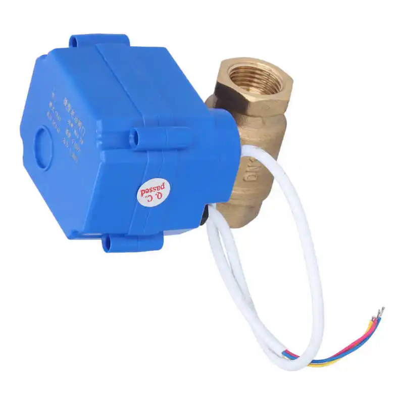 Motorized Brass Ball Valve Electric Ball Valve Straightway Flow