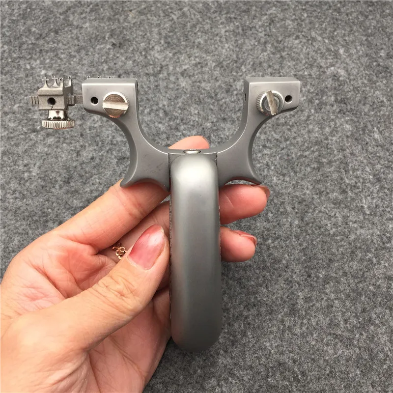 

440C Titanium Steel Stainless Steel Cry Press Spring Flat Leather Slingshot Clip Fiber Precision Outdoor