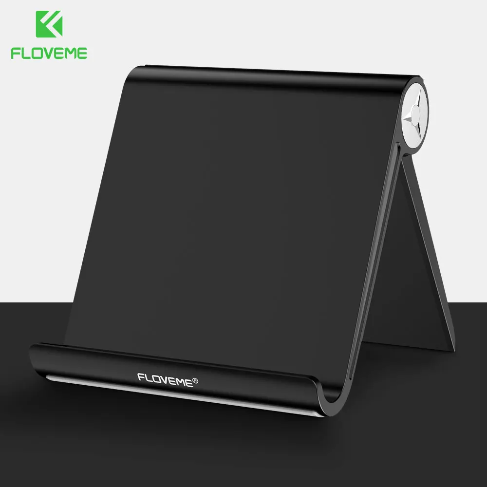 

FLOVEME Phone Holder Stand For iPhone 11 Pro XS Samsung S9 Adjustable Aluminium Desktop Holder Mobile Phone Tablet Stand Holder