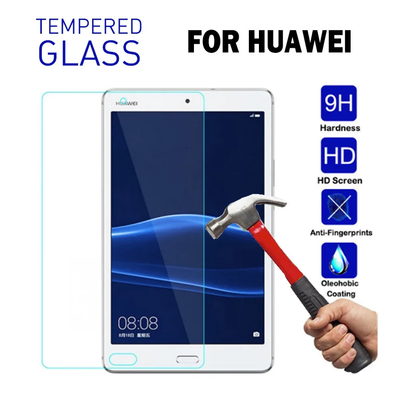 Закаленное стекло для Huawei MatePad 10 4 T10 T10S 2020 Защитная пленка экрана Mediapad M5 Lite 8 0 M3