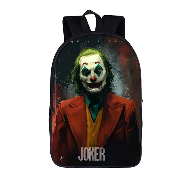 as pictures Joker Be рюкзак Reborn Joaquin Phoenix Женский Мужской рюкзак для подростков девочек и мальчиков школьный рюкзак детские школьные сумки Mochila - Цвет: as pictures