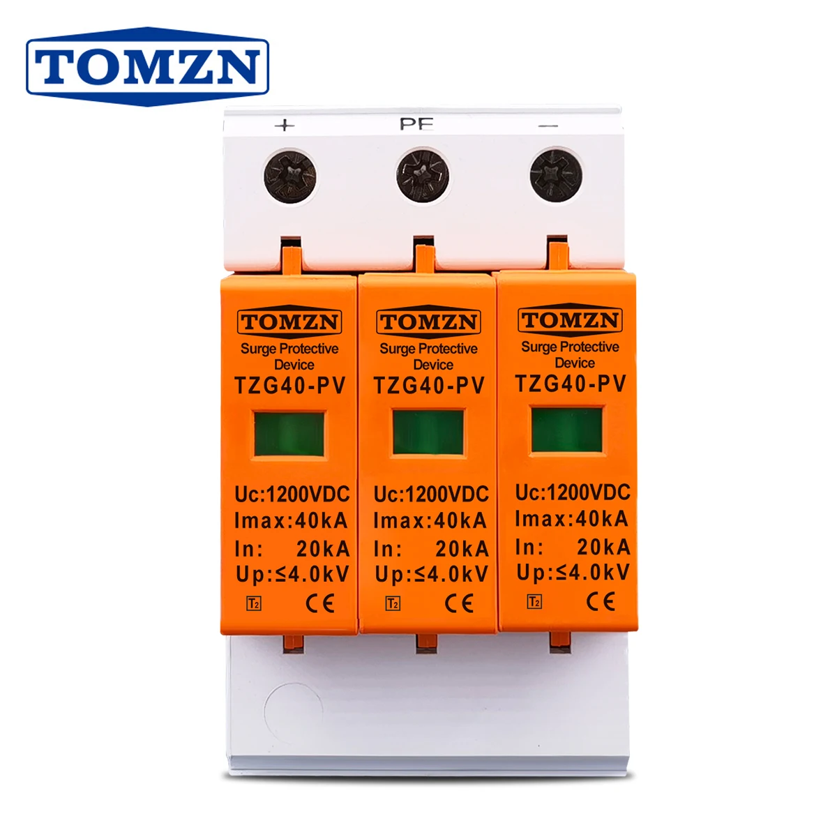 Tomzn TZG40-PV УЗИП 1200V 20KA~40KA Защитное Устройство Низкого Напряжения