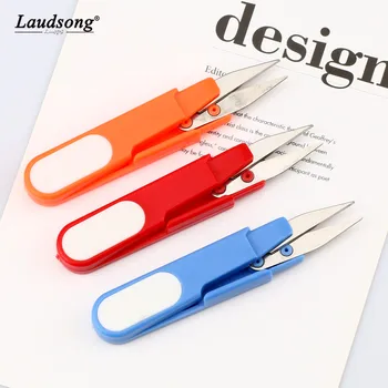 

1PCS Red/Orange/Blue Portable Scissors For DIY Necklace Bracelet Jewelry Making Tool Accessories Children's Handmade Scissors