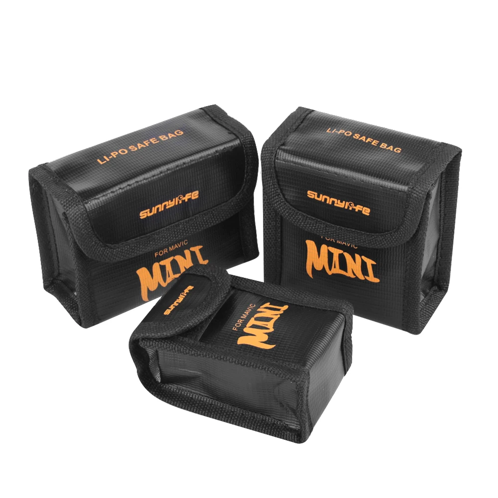 

battery bag FOR DJI Mavic Mini Lipo Battery Explosion-proof Safe Bag Battery Fireproof Case Fiber Storage Box Protector