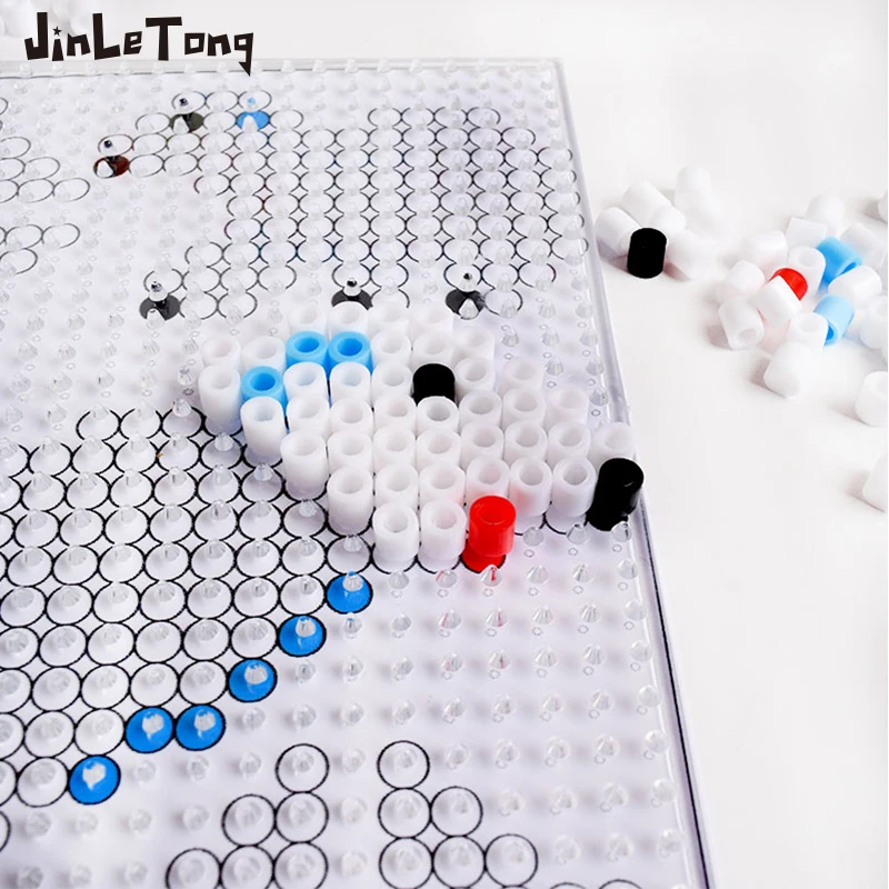 4Colors Polar Bear Beans Set Hama beads toy set 5mm Hama beads 3D puzzle DIY toys kids educational toys gift