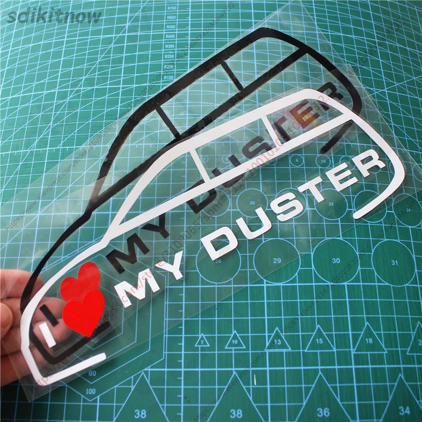 New I love my car Vinly Decal Styling Door Windows Trunk Sticker For Renault Dacia duster accessories | Автомобили и мотоциклы