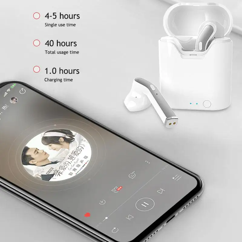 H17T TWS Wireless Earbuds Bluetooth Headset 5 0 Hi fi Sound True Wireless Stereo Earphone with 35Hrs Playback with Charging Case