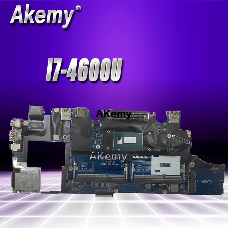 Для Dell E7240 материнская плата DDR3L VAZ50 LA-9431P CN-0X9Y17 I7-4600U E7240 Материнская плата ноутбука тестирование в целости
